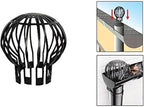 SagaSave Down Pipe, Roof Gutter Balloon Guard Filter Strainer, Plastic Downpipe Stops Leaf Drains, Rainwater Discharge Blocking