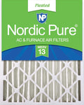 Nordic Pure 18x24x4 (Actual Size: 17 1/2 x 23 3/8 x 3 5/8) Pleated MERV 13 Air Filter 1 Pack