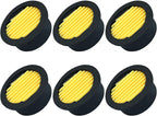 Zorfeter 6PCS Air Compressor Silencer Filter Elements for 1/2" 1/4" 3/8", Air Compressor Replacement Intake Paper Filter Sound Muffler Accessories for Blowers, Generators, Exhaust Ports HE015