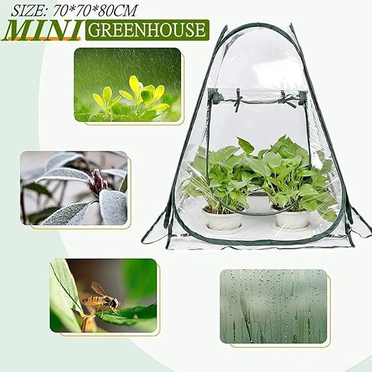 Portable Greenhouse Optimal Plant Growth - Protects Against Weather & Pests