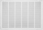 30"W x 20"H [Duct Opening Size] Steel Return Air Filter Grille - Removable Face/Door for 1 inch Filters -HVAC Vent Cover Grill - White [Outer Dimensions: 32 5/8"W X 22 5/8"H]