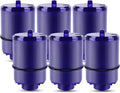 ICEPURE Faucet Water Filter Replacement for Pur® Plus RF9999® FM-2500V, FM-3700, RF3375, PFM400H PFM450S PFM150W PFM350V PUR-0A1 for All PUR Faucet Filtration Systems, 6PACK