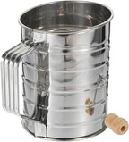 Sifting Strainer Fine Mesh Screen Stainless Steel Powdered Sugar Net for Cake Baking Filter Random Style
