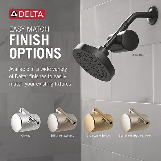 Delta Clarifi Standard Shower Filter Attachment Chrome with Additional Cartridge
