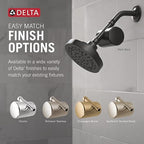 Delta Faucet Clarifi Standard Shower Filter Attachment Matte Black with Additional Filter Cartridge