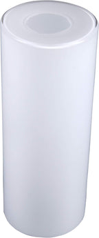 GoLucky Glass Cylinder Shade Accessory Lamp Fixture Replacement Piece With 1-5/8 Inch Fitter - Multiple Specifications 3.5"(D)14"(H)