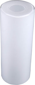 GoLucky Glass Cylinder Shade Accessory - Glass Lamp Fixture Shade Replacement - 1-5/8 Inch Fitter - 4"D x 12"H