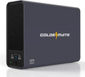 GOLDENMATE 1000VA/800W Lithium UPS Battery Backup and Surge Protector, Sinewave UPS System with LiFePO4 Battery(230Wh), Updated Pro Ver. with USB Communication Port, 8 Outlets, LCD Display, Gray