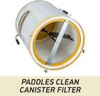 Powermatic TurboCone Dust Collector, 2-Micron Canister Filter, 1-3/4 HP, 115/230V 1Ph (PM1300TX-CK)