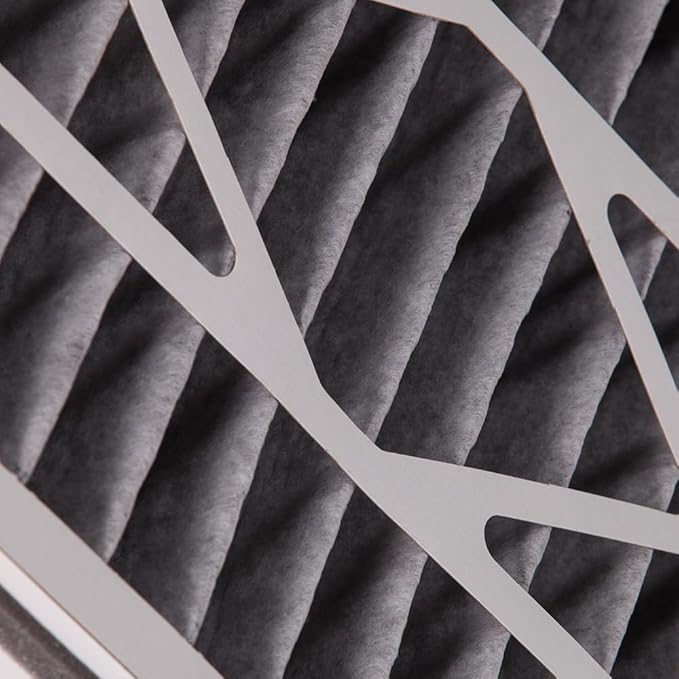 Nordic Pure 20x25x5 (Actual Size: 19 3/4 x 24 1/4 x 4 7/8) Air Bear Air Filter Replacement MERV 12 Pleated +Carbon 4 Pack