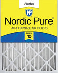 Nordic Pure 16x20x4 (Actual Size: 15 1/2 x 19 1/2 x 3 5/8) Pleated MERV 10 Air Filter 1 Pack
