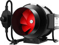 VIVOSUN R6 6 Inch 390 CFM Inline Duct Fan with Variable Speed Controller HVAC Blower for Ventilation