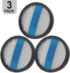 CHEBIO Filter Replacement Parts for V16PRO Cordless Vacuum Cleaner, Washable Reusable High Efficiency Vacuum Cleaner Filters with Blue Handle, 3 Pack