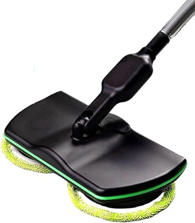 Spinning Cleaner Vacuum,Electric Mops for Floor Cleaning,Cordless Electric Mop,Floor Scrubber and Polisher Machine,Buffer Polisher for Home with Replacement Pad，Includes 10 PCS Cleaning Cloth