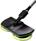 Spinning Cleaner Vacuum,Electric Mops for Floor Cleaning,Cordless Electric Mop,Floor Scrubber and Polisher Machine,Buffer Polisher for Home with Replacement Pad，Includes 4 PCS Cleaning Cloths