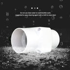 12V Inline Duct Fan 3 Inch Vent Booster 14W HVAC Exhaust Intake Fans 58Cfm Air Ventilation Blower for Grow Tent Attic Greenhouse Basement (Color : NO Adjustable Speed, Size : 14w)