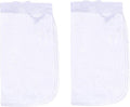 ALEGI 180 Micron Aquarium Filter Media Fine Mesh Bag, 8" by 4" Small Extra Fine Media Bags