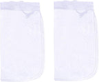 ALEGI 180 Micron Aquarium Filter Media Fine Mesh Bag, 8" by 4" Small Extra Fine Media Bags