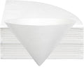 100 Pcs Fryer Oil Filter, 10 inch Non-Woven Cooking Oil Filters, Maple Syrup Filter Cones, Beeswax Filters, Deep Fryer Oils Cones for Home, Restaurants, Food Trucks, Kitchen, Cafe