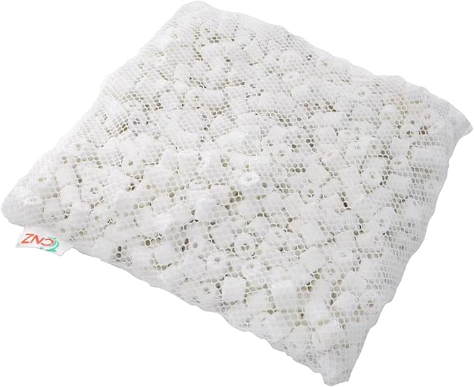 CNZ Premier Bulk Bio Ceramic Rings Filter Media for Aquarium Koi Fish Pond Reef Filter (20-lbs)