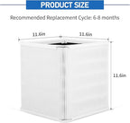 3 Pack 211+ Replacement Filters Compatible with Blue Pure 211+ Air Purifier, Consists of H13 True Filter and Activated Carbon, Collapsible Air