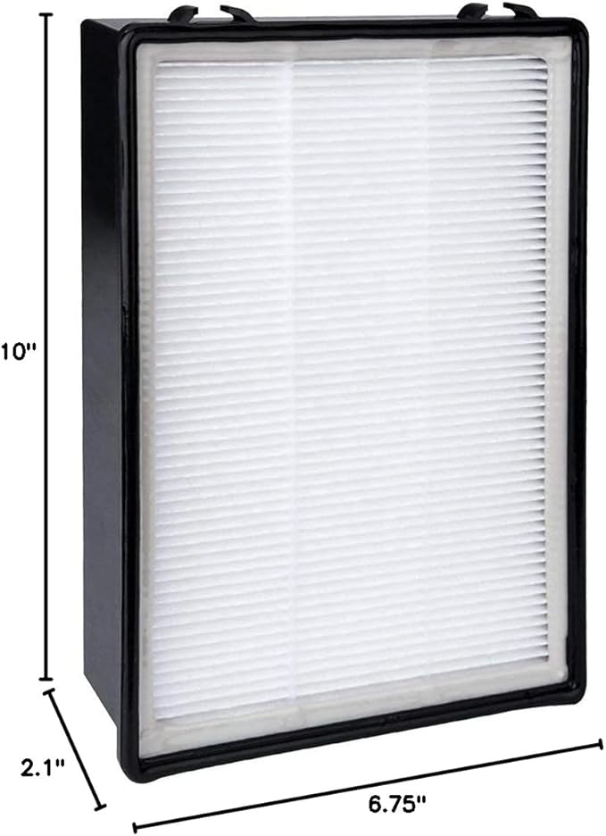 Nispira True HEPA Air Filter Replacement Compatible with Holmes Air Purifier HAPF600 HAPF600D HAPF600D-U2 Filter B, 6 Packs