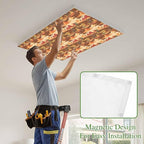 Tropical Plant Cactus Fluorescent Light Covers 1 Pack Western Cowboy Horse Sunset Deserts Brown Magnetic Fluorescent Ceiling Lights Filters for Office Classroom Home Drop Ceiling 4x2 Feet