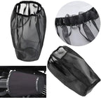 AICEL Air Filter Wrap, 2 Pcs Universal Auto Cold Air Filter Protective Dustproof Cover, Automotive Air Cleaner Waterproof Rain Sock Wrap for High Flow Air Intake Filters, Car Accessories (Small)