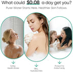 Cobbe 20 Stage Shower Head Filter with KDF-55 for Hard Water, High Output Water Filter with 2 Replaceable Cartridges - Removing Chlorine and Harmful Substance, Matte Black