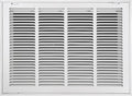20"W x 14"H [Duct Opening Size] Steel Return Air Filter Grille - Removable Face/Door for 1 inch Filters -HVAC Vent Cover Grill - White [Outer Dimensions: 22 5/8"W X 16 5/8"H]