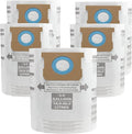 for Shop Vac Bags 5-8 Gallon, Type E 90661 9066133, Type H 90671 9067133; VF2004, VHBS VDBS High- Efficiency Disposable Vacuum Collection Filter Bags 5 Pack