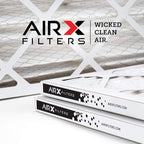 AIRX FILTERS WICKED CLEAN AIR. 20x25x1 Air Filter MERV 11 Pleated HVAC AC Furnace Air Filter, Allergy 4-Pack, Made in the USA
