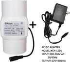 HVAC Exhaust Ventilation Fan 3 Inch 12v Inline Duct Fan Low Noise Speed Adjustable Variable Vent Blower 14w Powerful Air Exhaust Booster (Color : NO Adjustable Speed, Size : 14w)