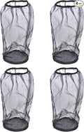 Universal 9 Inch Air Filter Cover, Air Intake Filter Sock Cover, Motorcycle Waterproof Air Filter Rain Sock Dustproof Protective Cover (Filter L), Pack of 4