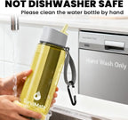 SurviMate 5-Stage 0.01μm Ultra-Filtration Filtered Water Bottle, BPA-Free Material, NSF/ANSI 42&372 Certified, Portable Water Filter Bottle for Survival, Camping, Hiking, and Emergency Use