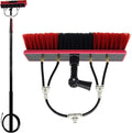 Spray Bar Kit Window Cleaning Brush, Outdoor Window Glass Solar Panel Cleaning,Extendable Cleaner For Greenhouse Roofs, Cleaning Photovoltaic And Solar Panels/35Cmbrushhead/12M/3,35cmbrushhead,5.4M/1