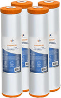 Aquaboon 20 x 4.5 Iron & Manganese Water Filter Cartridge – Reduces Iron & Manganese – Compatible with Whole House Systems, Well Water – Fits All 20”x4.5” Standard Housings - 4 Pack