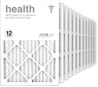 AIRX FILTERS WICKED CLEAN AIR. 14x20x1 Air Filter MERV 13 Pleated HVAC AC Furnace Air Filter, Health 12-Pack, Made in the USA