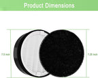 3 Pack LV-H132 Replacement Filter Compatible for LEVOIT LV-H132 Air Purifier LV-H132-RF, H13 True HEPA Filter, Activated Carbon Filter, Replace Part LV-H132-RF