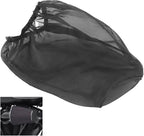 Air Intake Filter Sock Cover, Air Cleaner Protective Cover, Motorcycle Waterproof Air Filter Rain Sock Dustproof Protective Cover Fit for Harley (Size L), Black#L