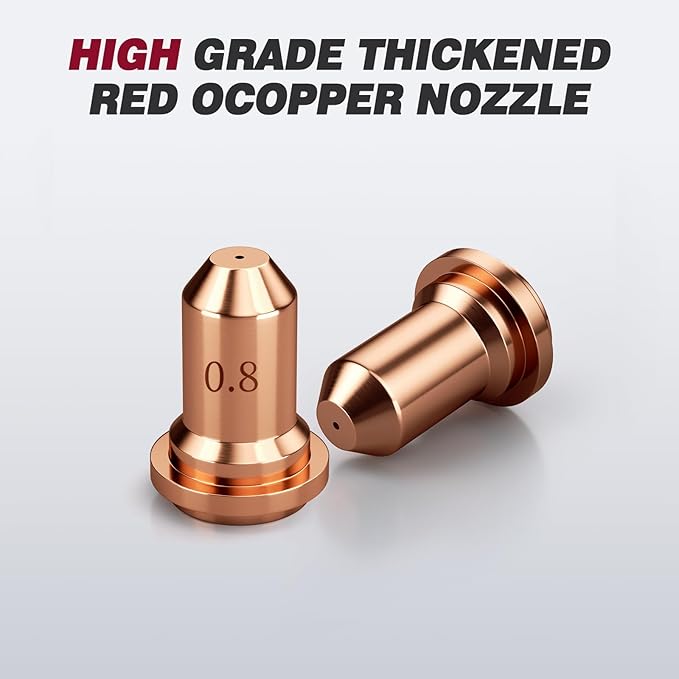 ARCCAPTAIN 23Pcs IPT60 Plasma Cutter Torch Consumables, .030" Plasma Cutter Accessories for ARCCAPTAIN CUT55 NON-HF, CUT55 MP and CUT60 Non-HF, Work with 20-30A Current