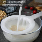 Kitchen Ultra-Fine Nylon Mesh Strainer Plastic Sieve Fine Mesh Filter Spoon For Soy Milk Coffee Filter Milk Yogurt Juice Kefir Honey coladores de cocina (Set of 3-100 + 200 + 400 Mesh)