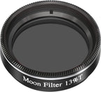 1.25" Moon Filter for Telescope – ND96 Neutral Density, 13% Transmission, Reduces Lunar Glare