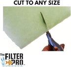 Lime Green Fine Filter Media, 1" Thick, 14" x 56" Roll, Perfect for Aquariums, Koi Ponds or Water Gardens, Made in USA