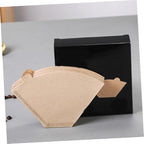 200pcs Unbleached Coffee Filter Papers for Drip Coffee Makers and Espresso Machines Cone Filters for Flavor Extraction Brewing Accessories