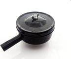 YXQ Filter Silencer 3/4PT 26mm Male Thread 5 inch Diameter Air Compressor Inlet Intake Sound Muffler + Air Filter Element