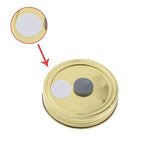 Zonon 256 Pieces Synthetic Filter Paper Stickers 20 mm 0.3 ?m Synthetic Filter Disc Tape Mushroom Applied Under Wide Mouth Mason Jar for Mushroom Cultivation