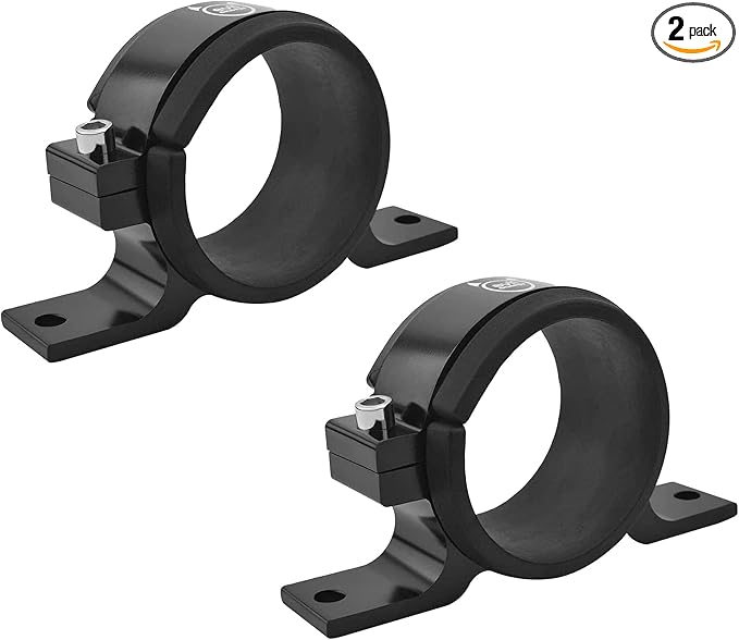 EVIL ENERGY 60MM Fuel Filter Mounting Bracket, Fuel Pump Clamp Holder 2PCS
