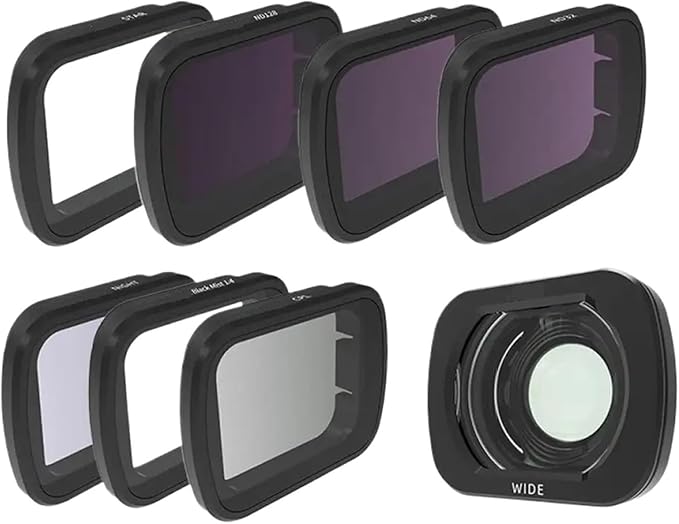 Compatible for DJI Flip - Lens Wide-Angle Filter Set (CPL, Night, ND32/64/128, 1/4 Black Mist, Waterproof)(C)