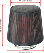 TOMALL Air Filter Wrap for Car Air Intake Filter Protective Cover Dustproof Waterproof Universal Accessories (Small)